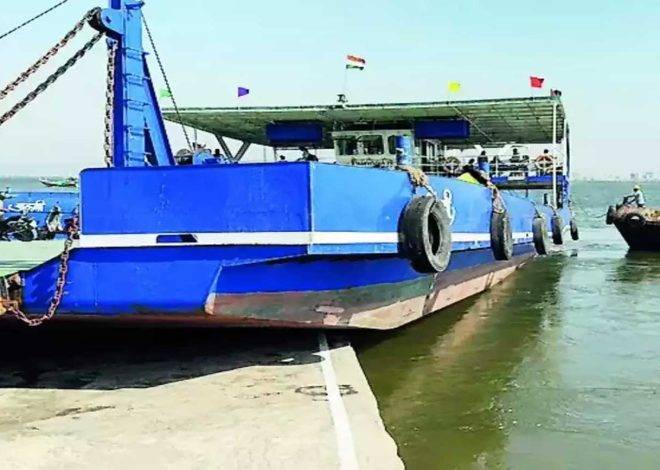 Vasai Ro-Ro Ferry service Halted After a Collision with a Jetty