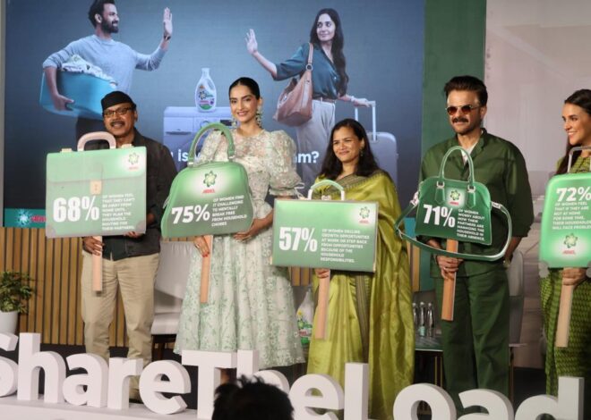 Anil Kapoor and Sonam Kapoor Unveiled the Seventh Edition of Ariel #ShareTheLoad Film